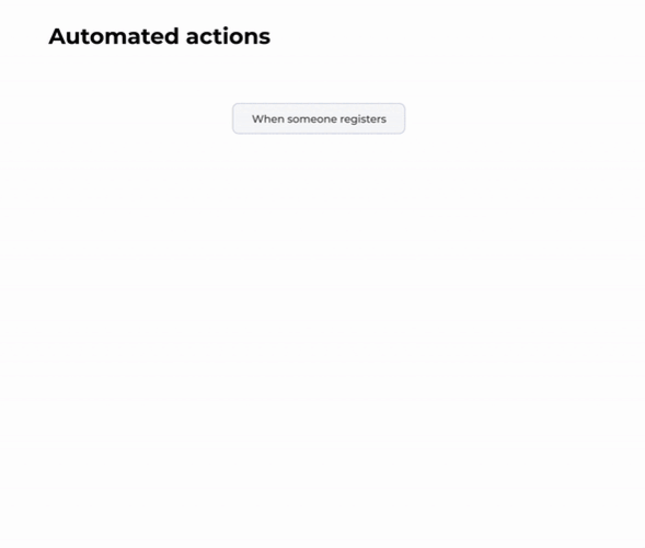 Trigger automated actions
